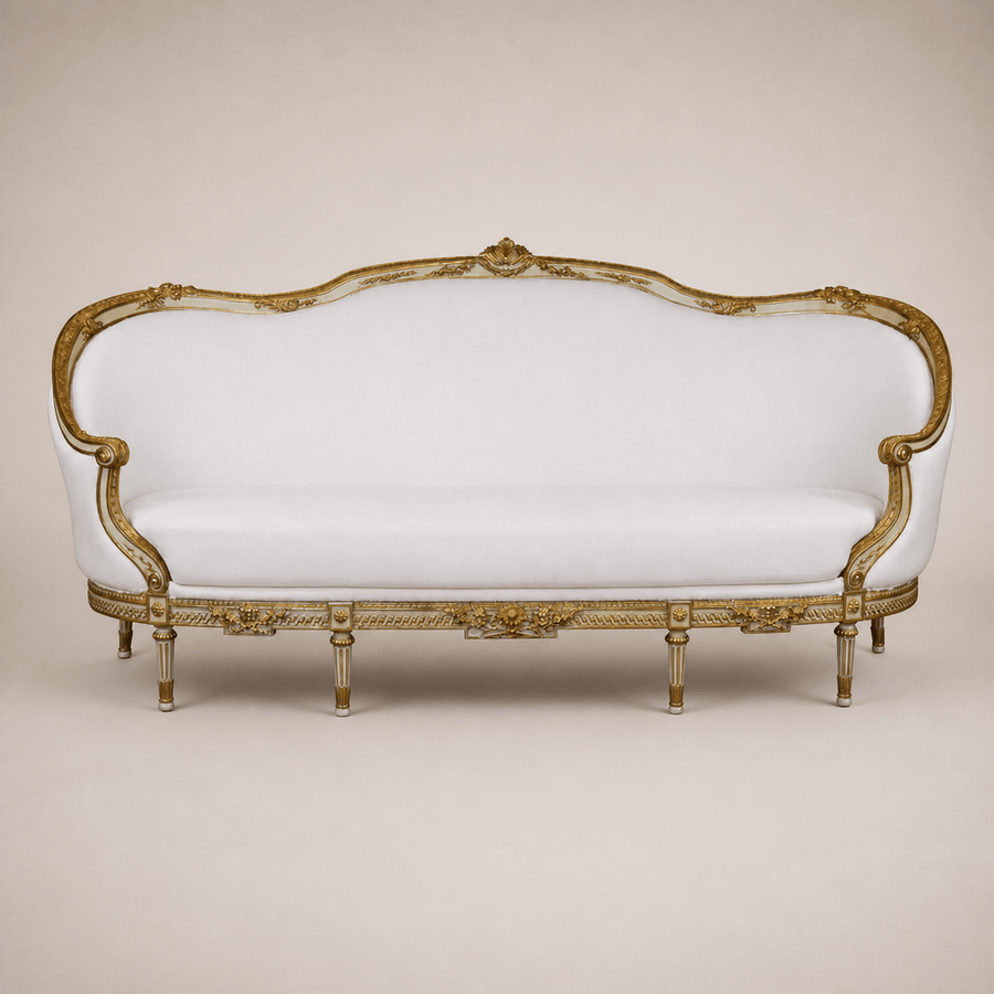 Louis XVI Style Corbeille Sofa - La Maison London