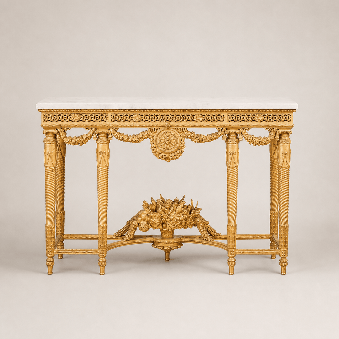 Louis XVI Style Giltwood Console - La Maison London
