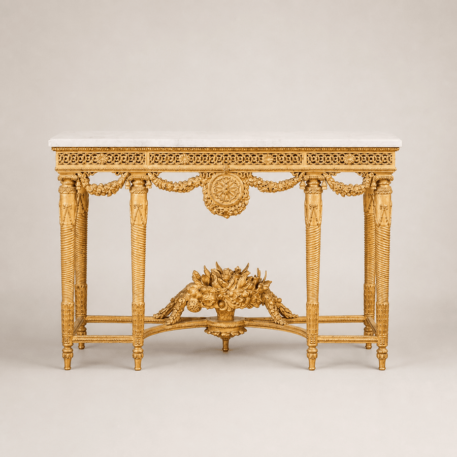 Louis XVI Style Giltwood Console - La Maison London