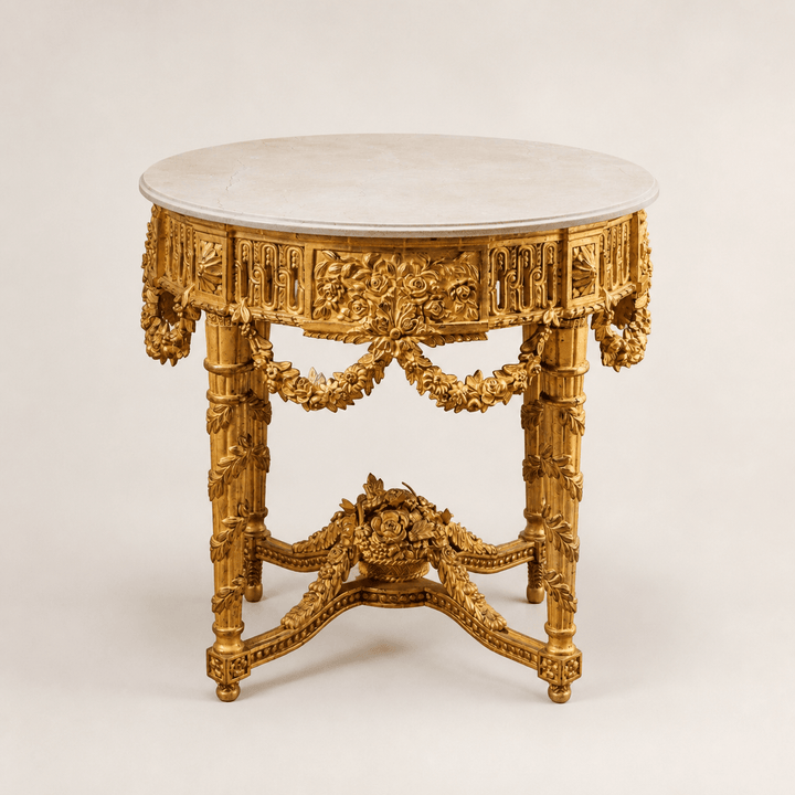 Louis XVI Style Giltwood Console Table - La Maison London