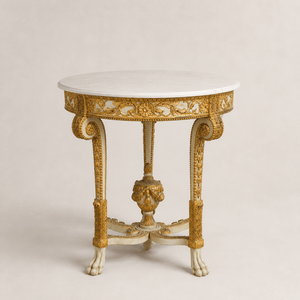 Louis XVI Style Polychrome Console Table