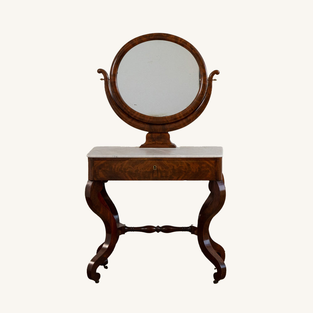 Mahogany Dressing Table /Vanity Table from the Early 19th Century