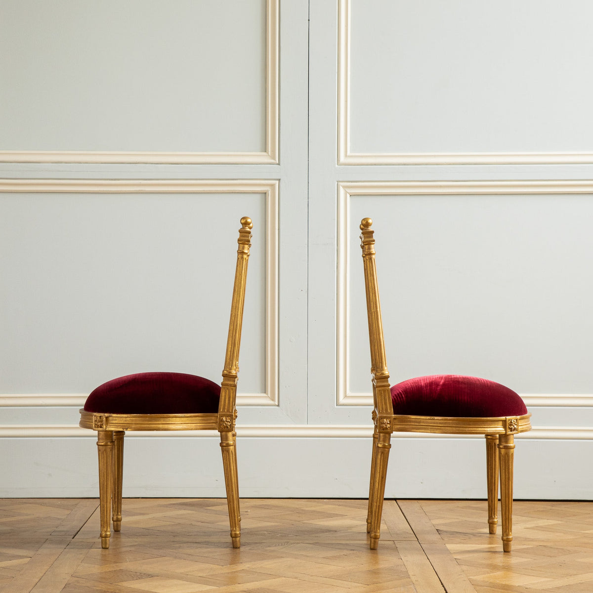 Pair of Louis XVI Chairs - La Maison London