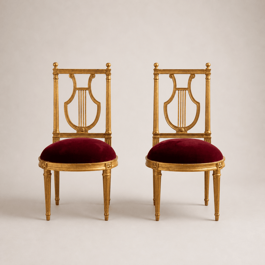 Pair of Louis XVI Chairs - La Maison London