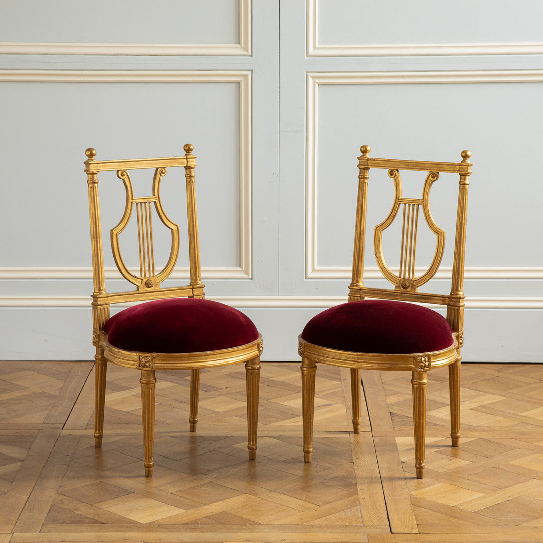 Pair of Louis XVI Chairs - La Maison London