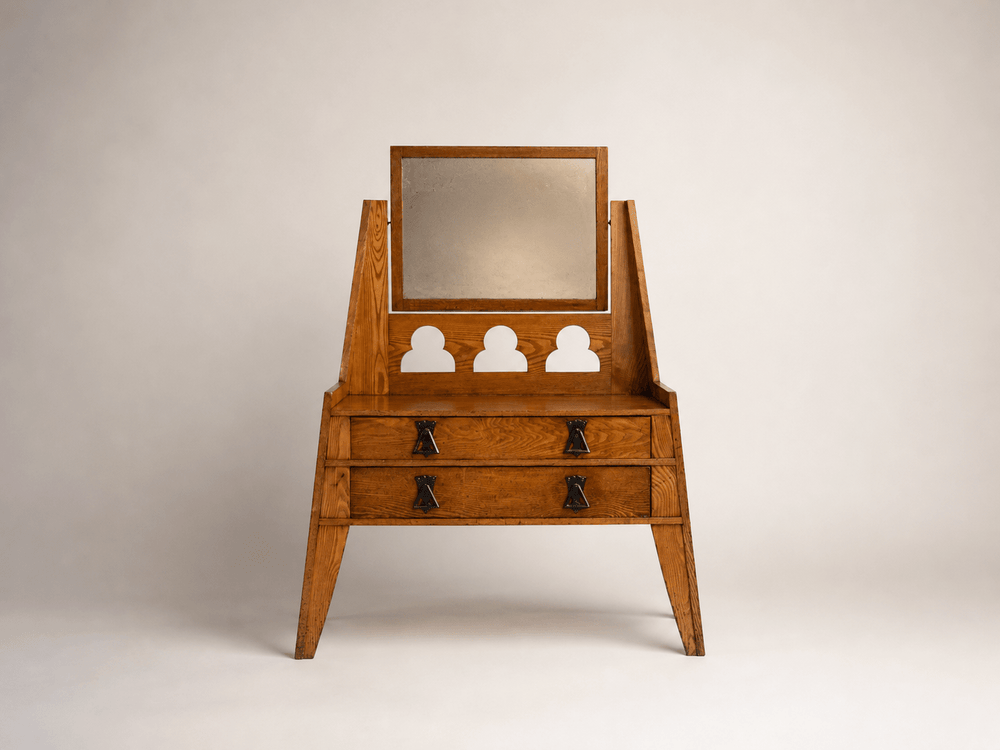 Rare Liberty & Co. Oak Dressing Table, Registered Design No. 232372, c.1896 - La Maison London