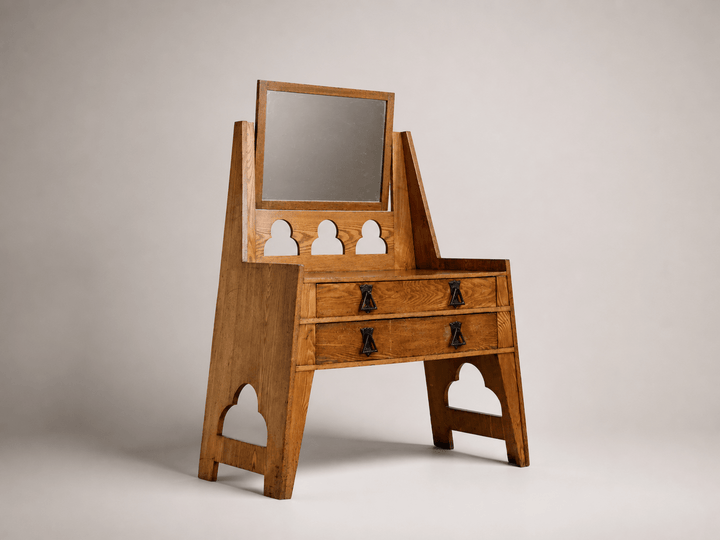 Rare Liberty & Co. Oak Dressing Table, Registered Design No. 232372, c.1896 - La Maison London