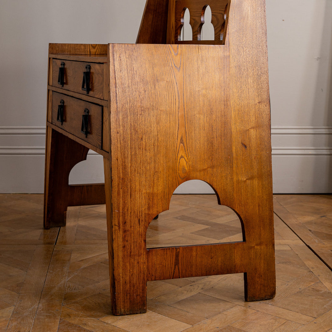 Rare Liberty & Co. Oak Dressing Table, Registered Design No. 232372, c.1896 - La Maison London