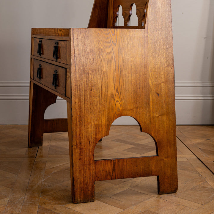 Rare Liberty & Co. Oak Dressing Table, Registered Design No. 232372, c.1896 - La Maison London