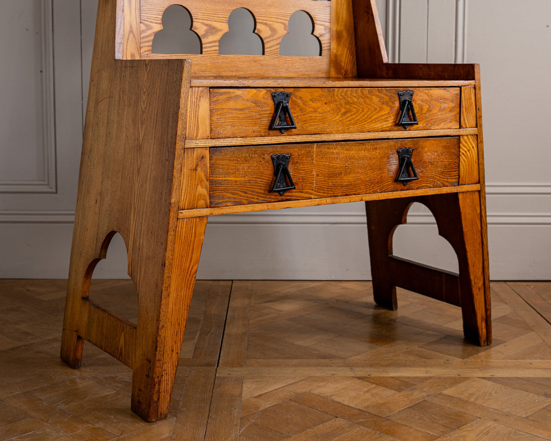 Rare Liberty & Co. Oak Dressing Table, Registered Design No. 232372, c.1896 - La Maison London