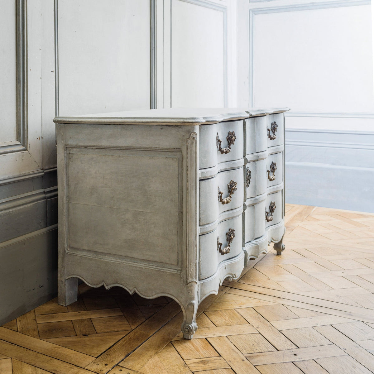 18th Century French Painted Chest of Drawers - La Maison London