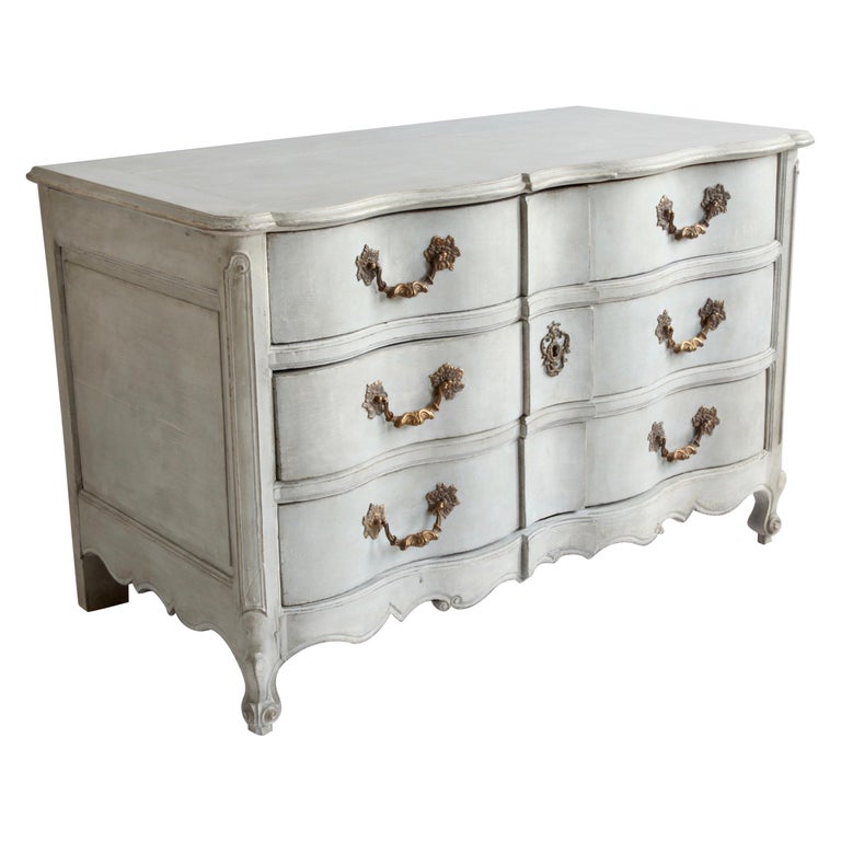 18th Century French Painted Chest of Drawers - La Maison London
