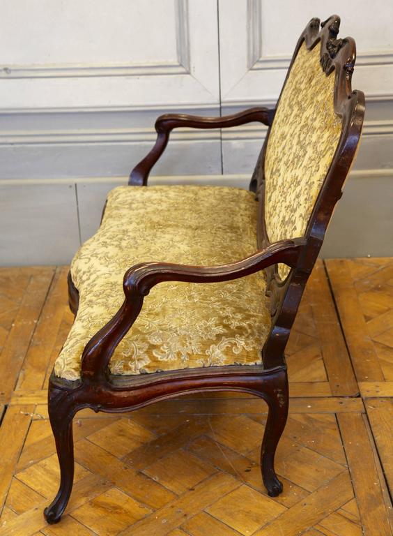 18th Century Italian Walnut Sofa - La Maison London