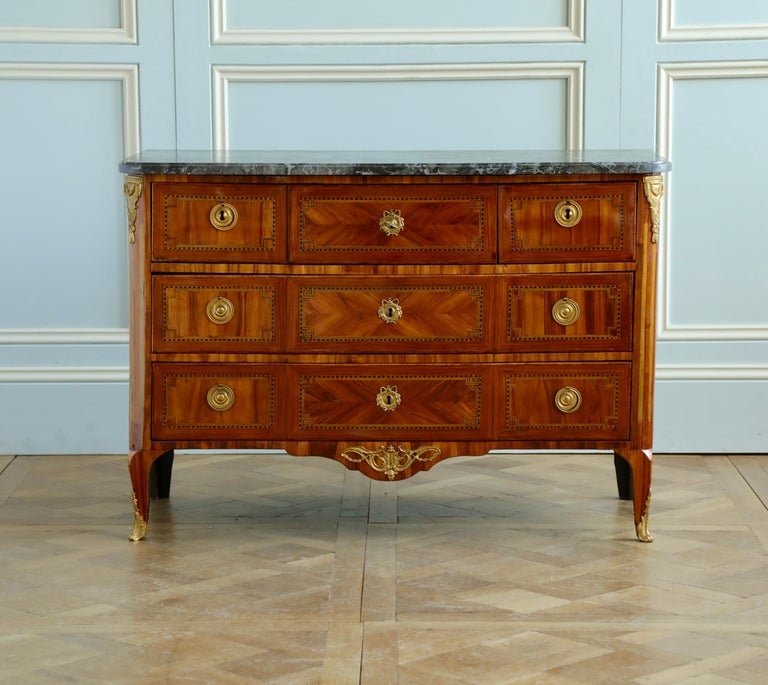 18th Century Marquetry commode - La Maison London