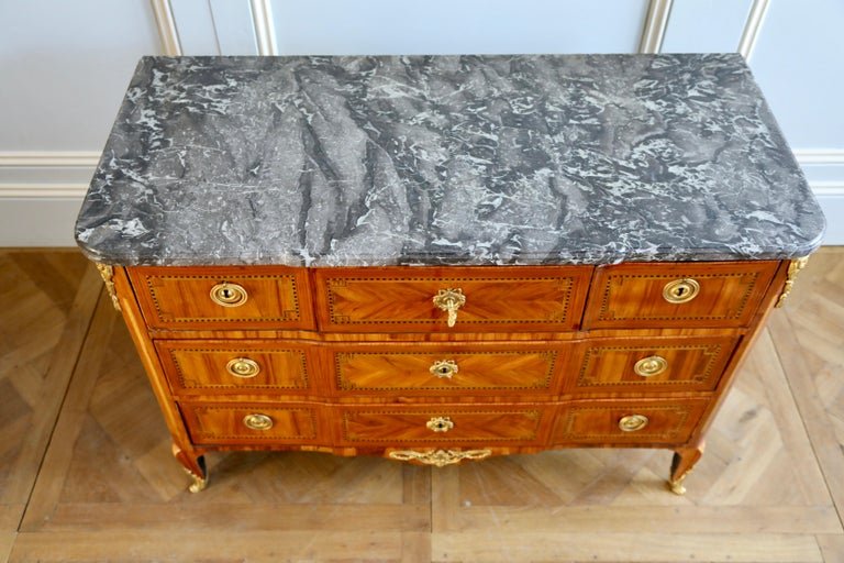 18th Century Marquetry commode - La Maison London