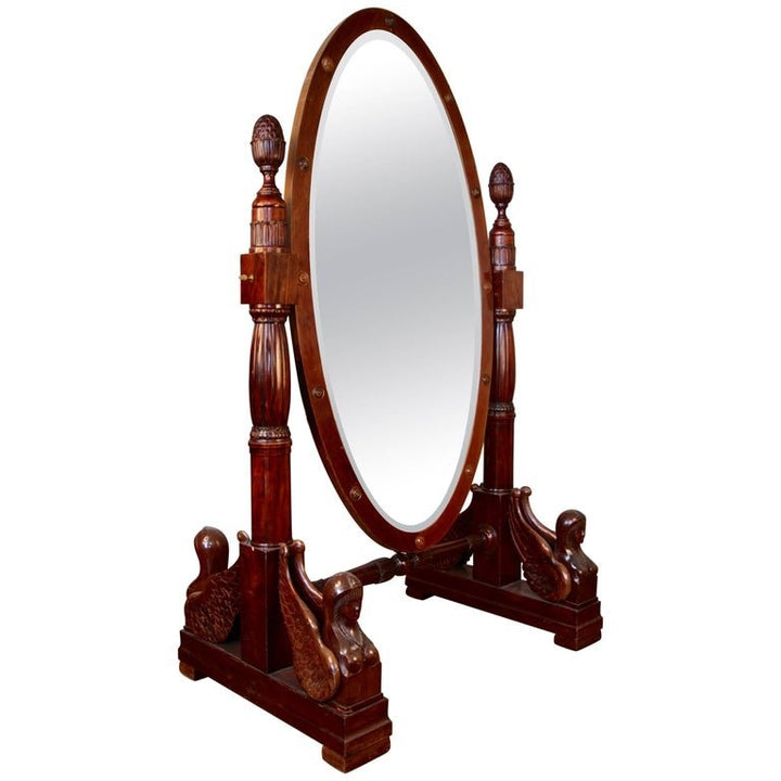 19th Century Italian Cheval Mirror - La Maison London