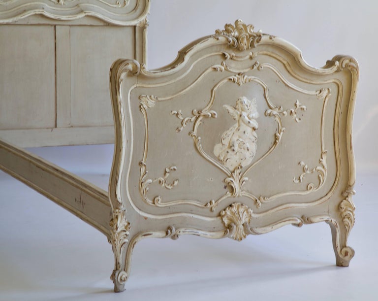Pair of Louis XV Style Matching Beds