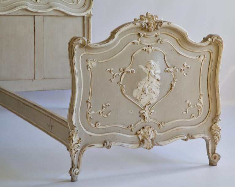 Pair of Louis XV Style Matching Beds - La Maison London