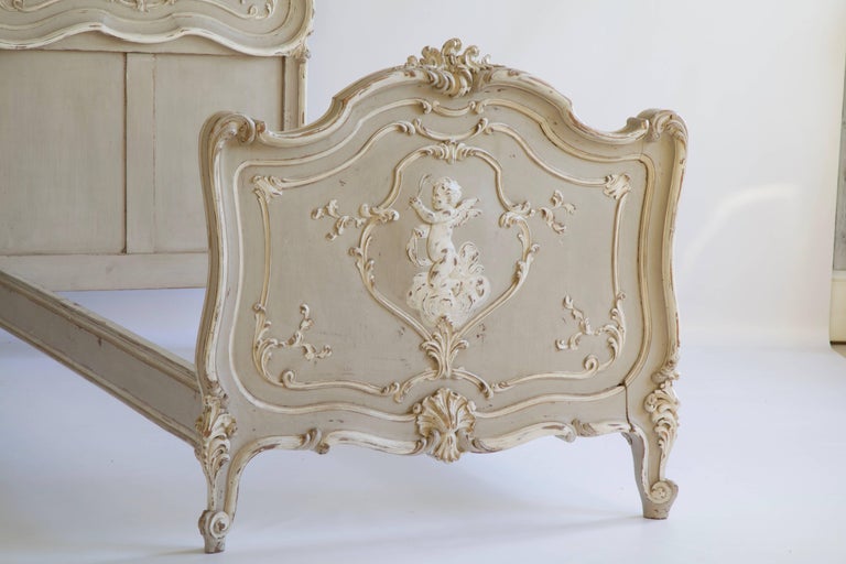 Pair of Louis XV Style Matching Beds - La Maison London