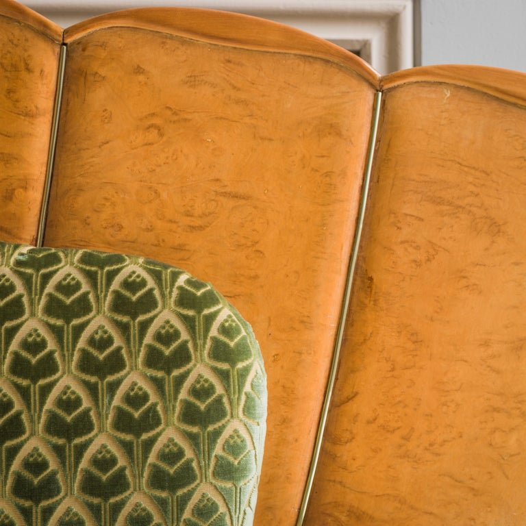A Mid Century Italian Bed In The Art Deco Style - La Maison London