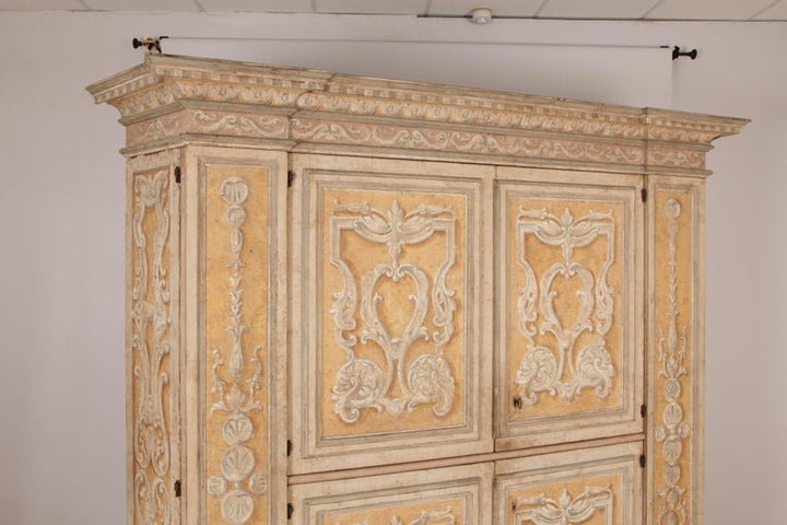 Antique Italian Painted Cabinet from Tuscany - La Maison London