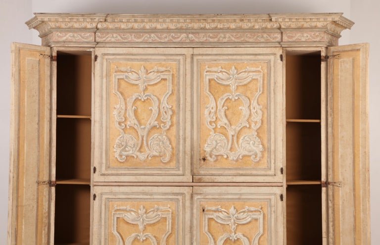 Antique Italian Painted Cabinet from Tuscany - La Maison London