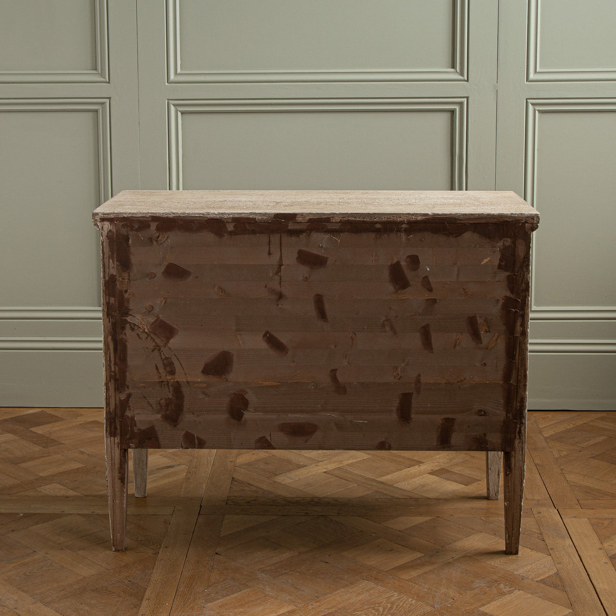Blue & White Florentine Style Hand Painted Italian Chest Of Drawers/Commode - La Maison London