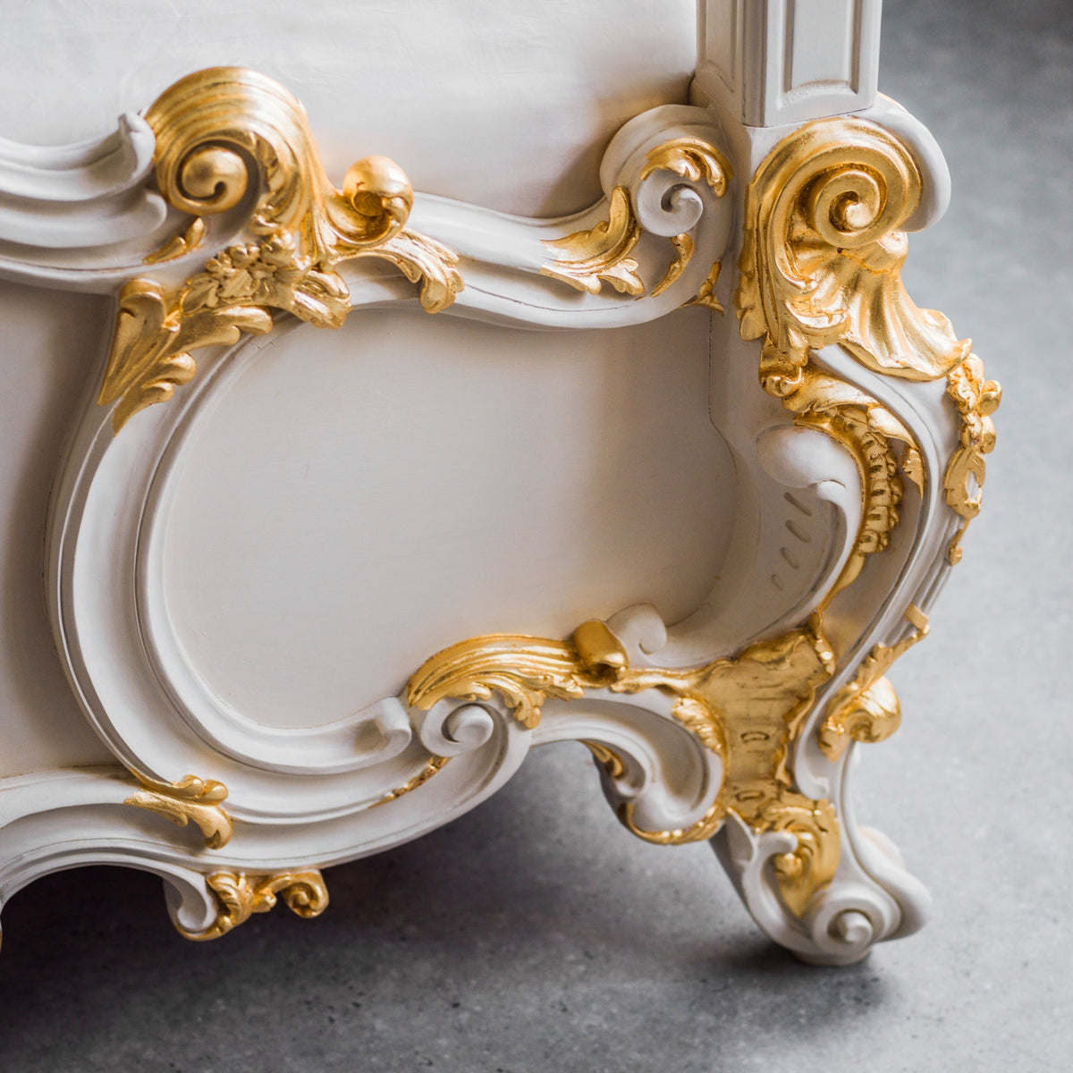 Copy of Rococo Style Hand Carved 4 Poster / Bunk Bed - La Maison London