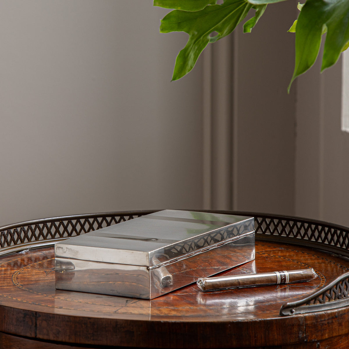 Delheid Frères - Silver Cigar / Cigarette Box (835er) - La Maison London