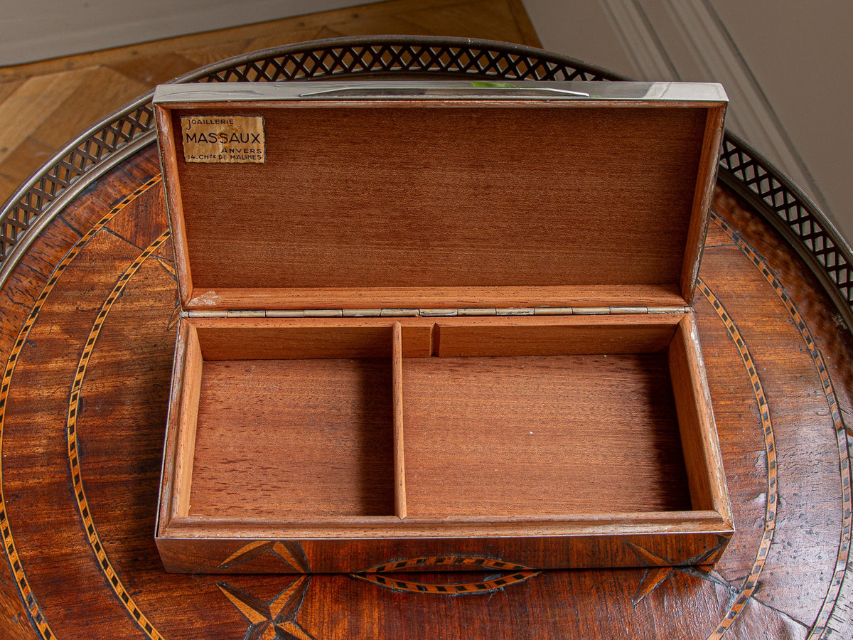 Delheid Frères - Silver Cigar / Cigarette Box (835er) - La Maison London
