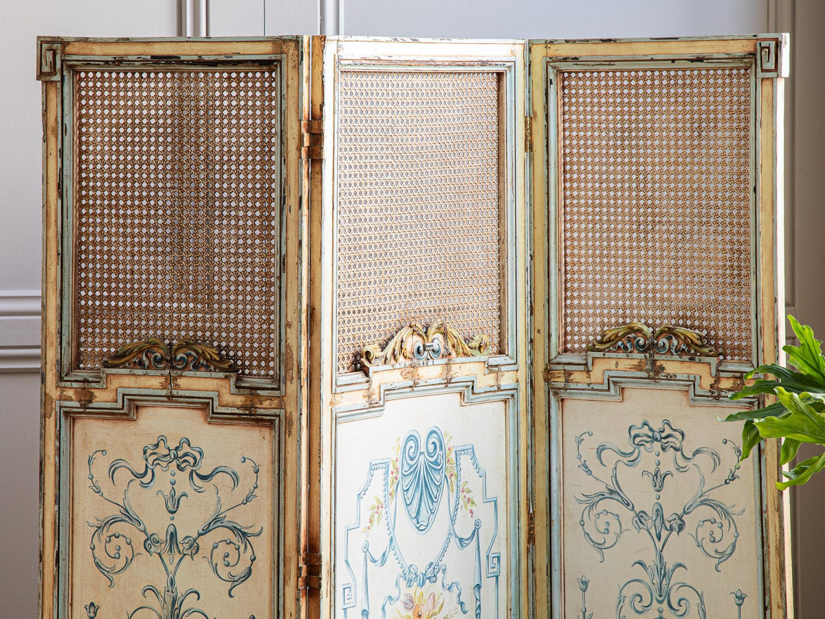 French Antique Paravent Screen - La Maison London
