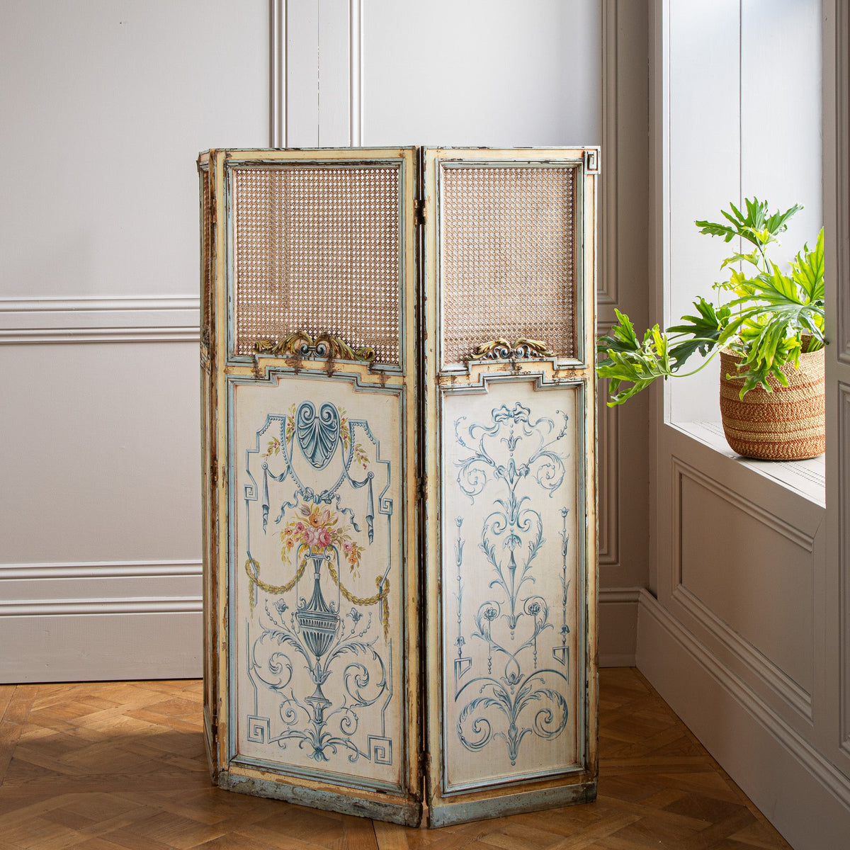 French Antique Paravent Screen - La Maison London