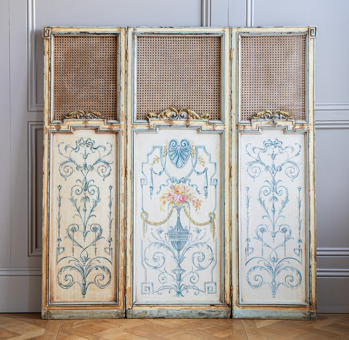 French Antique Paravent Screen - La Maison London