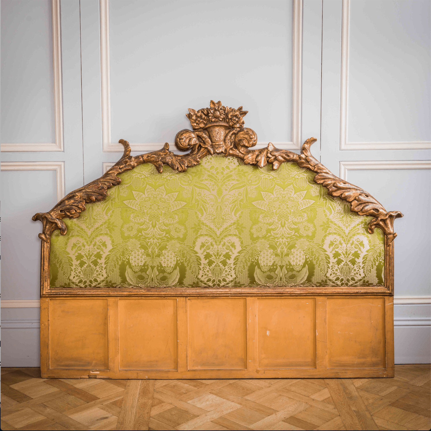 Italian Baroque Style Gilt Wood Headboard - La Maison London