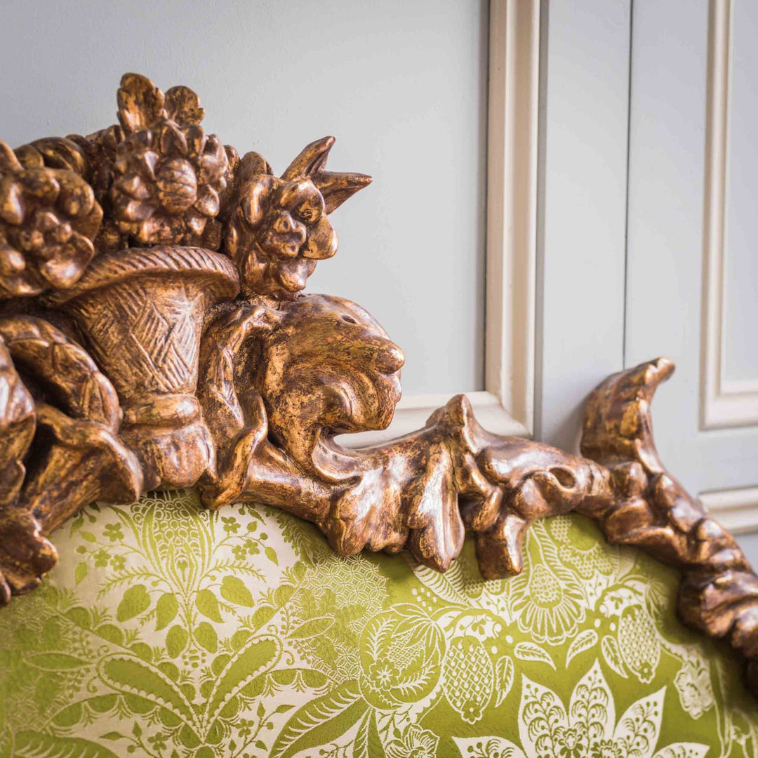Italian Baroque Style Gilt Wood Headboard - La Maison London