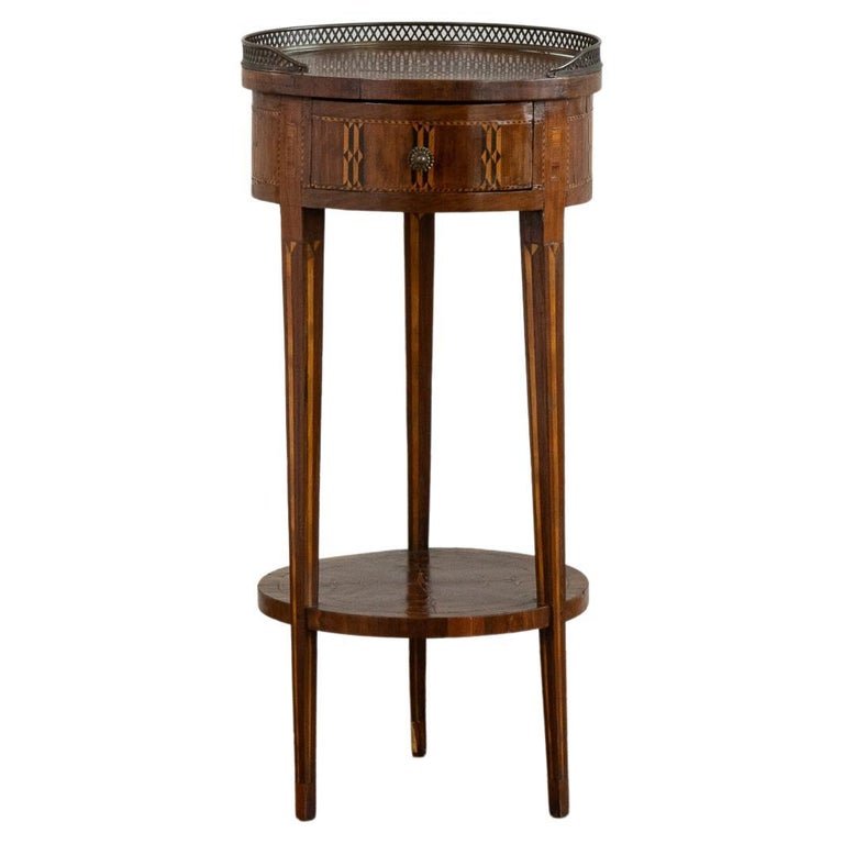 Late 19th Century Marquetry Side Table - La Maison London