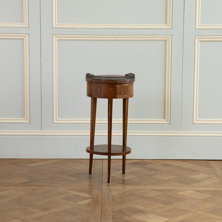 Late 19th Century Marquetry Side Table - La Maison London