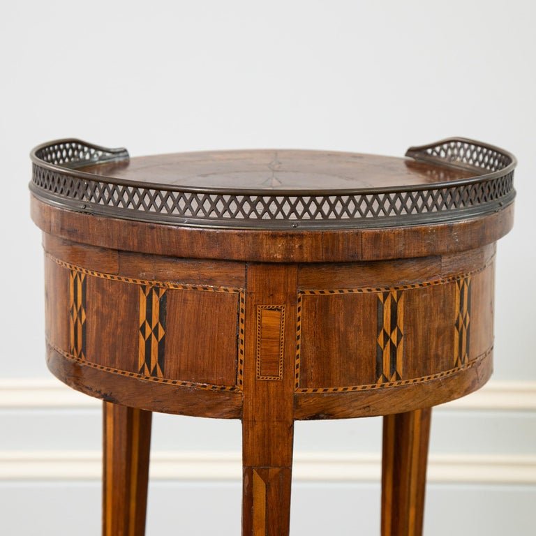 Late 19th Century Marquetry Side Table - La Maison London