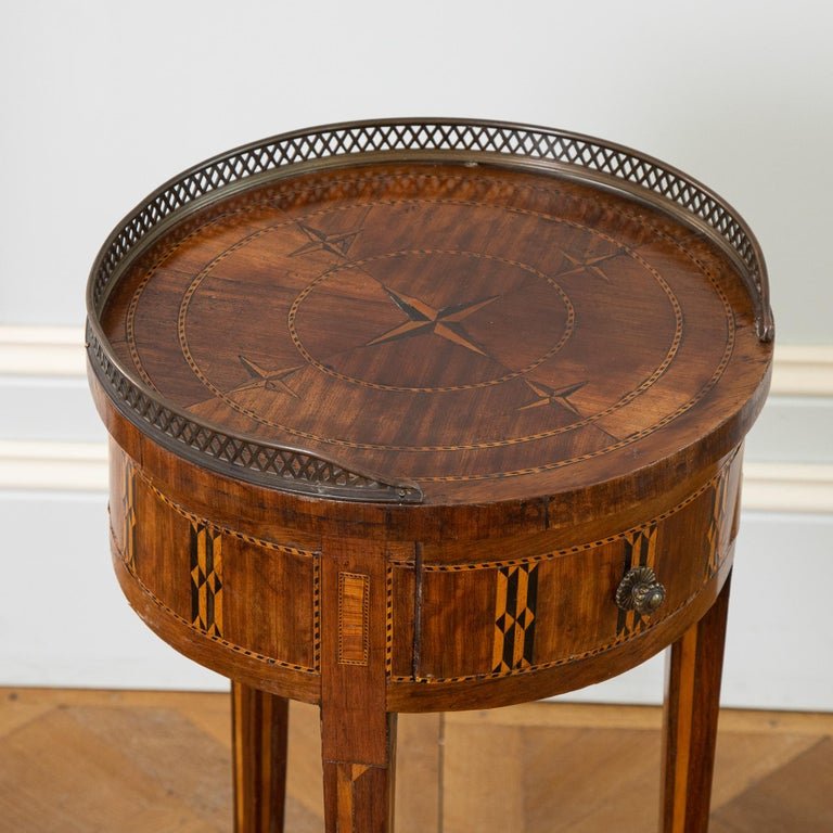Late 19th Century Marquetry Side Table - La Maison London