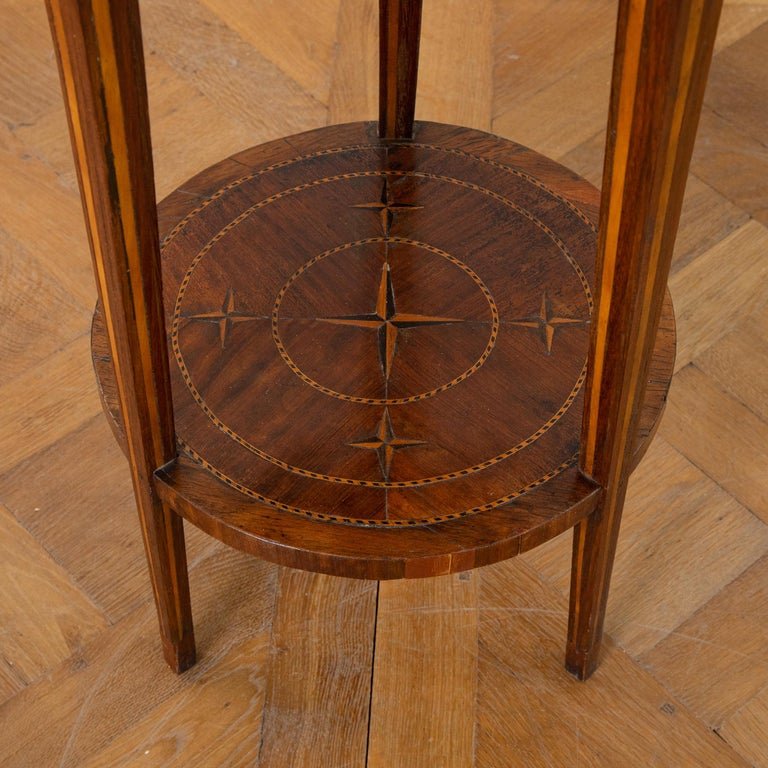 Late 19th Century Marquetry Side Table - La Maison London