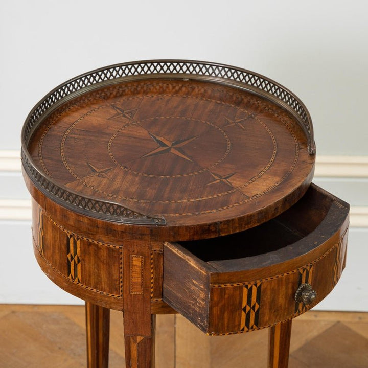 Late 19th Century Marquetry Side Table - La Maison London