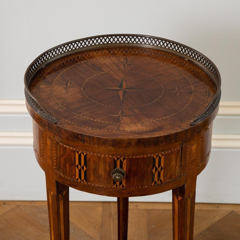 Late 19th Century Marquetry Side Table - La Maison London