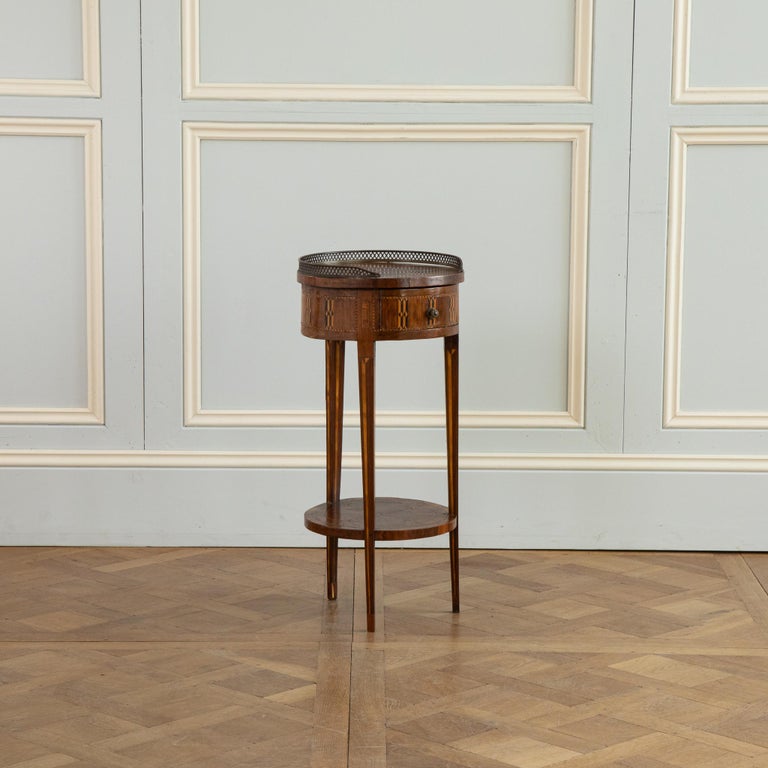 Late 19th Century Marquetry Side Table - La Maison London