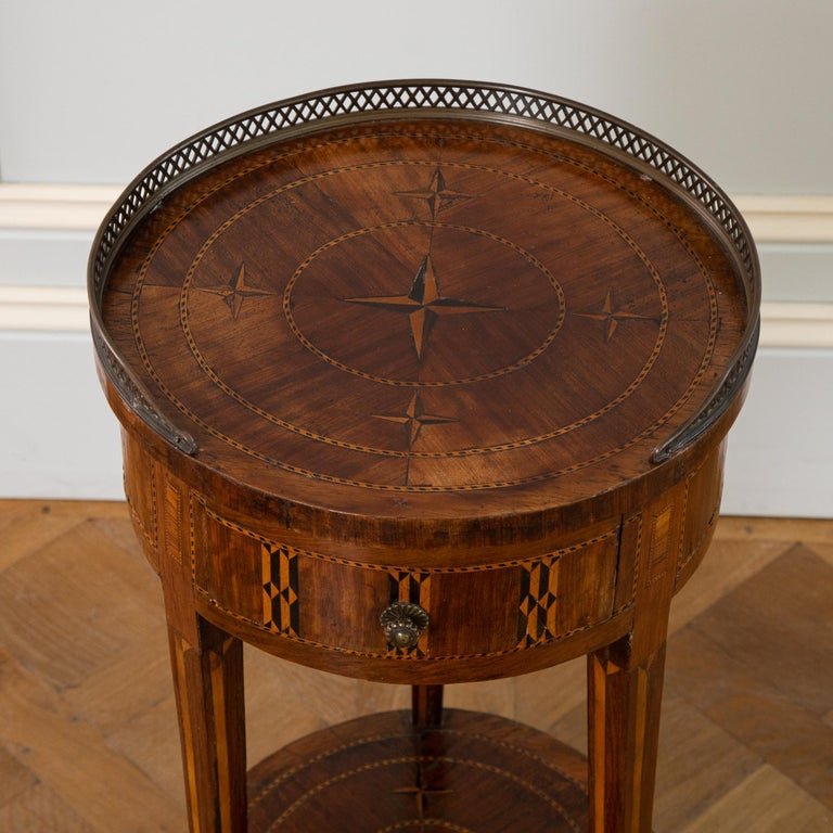 Late 19th Century Marquetry Side Table - La Maison London