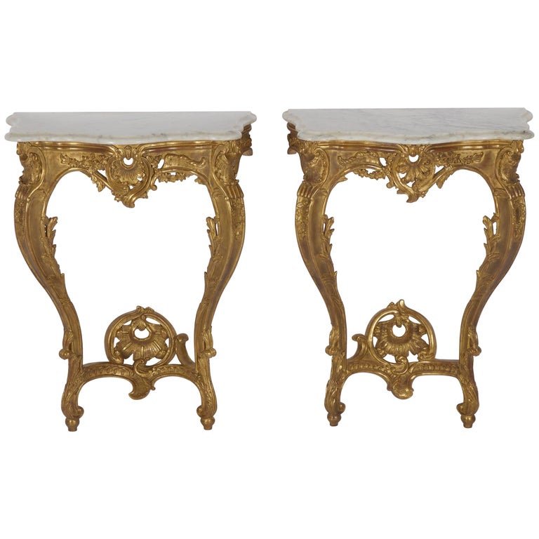 Louis XV Style Consoles - La Maison London