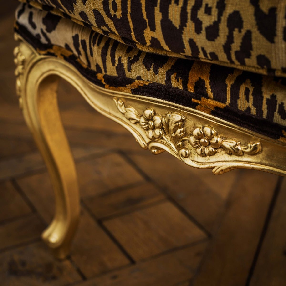 Louis XV Style Giltwood Duchesse Brissée - La Maison London