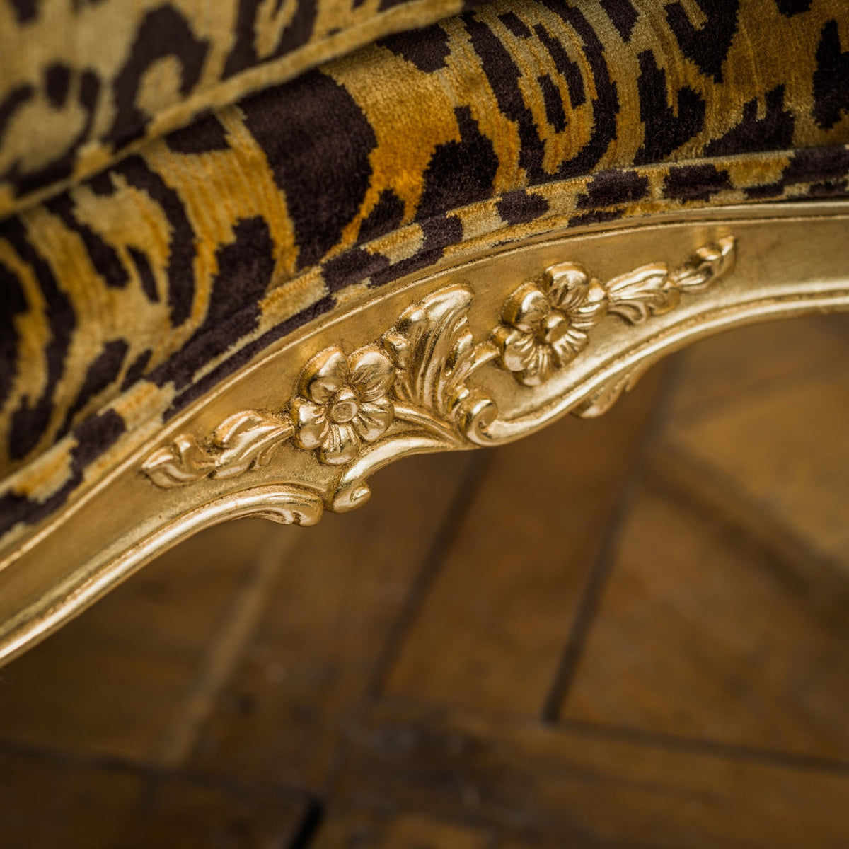 Louis XV Style Giltwood Duchesse Brissée - La Maison London