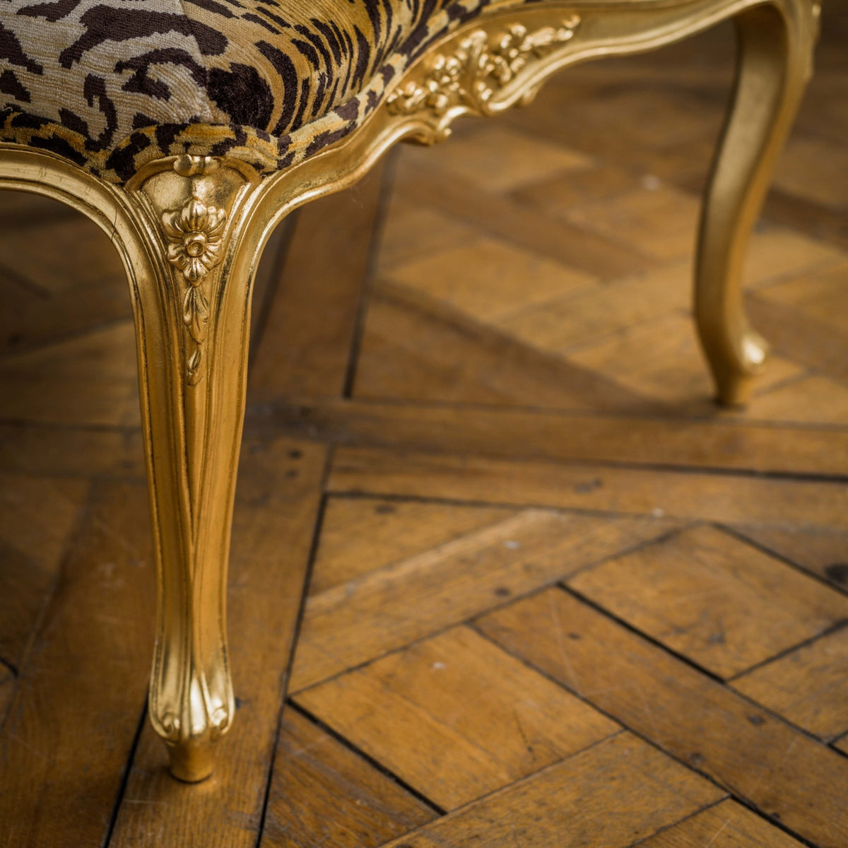 Louis XV Style Giltwood Duchesse Brissée - La Maison London