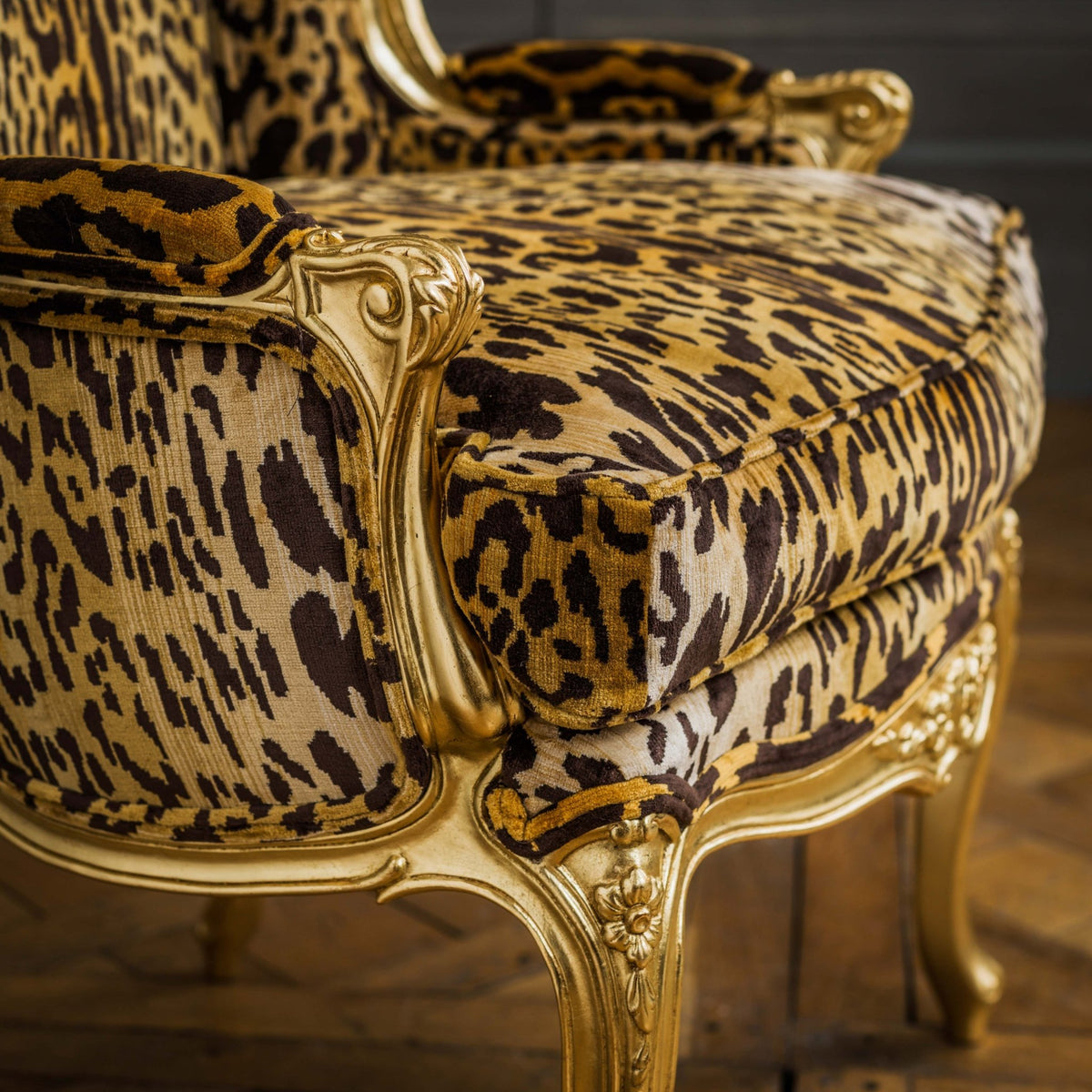 Louis XV Style Giltwood Duchesse Brissée - La Maison London