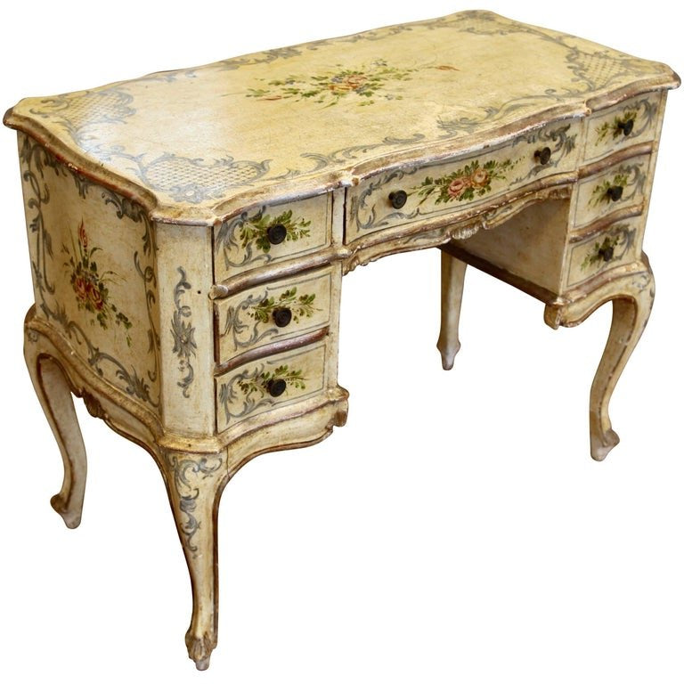 Louis XV Style Italian Writing Desk